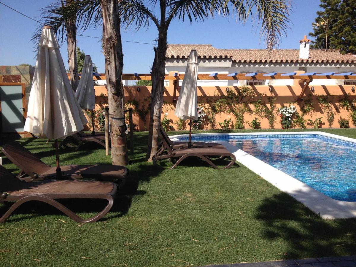 Estudio para pareja con jardincito privado barbacoa con piscina compartida Cádiz Exterior foto